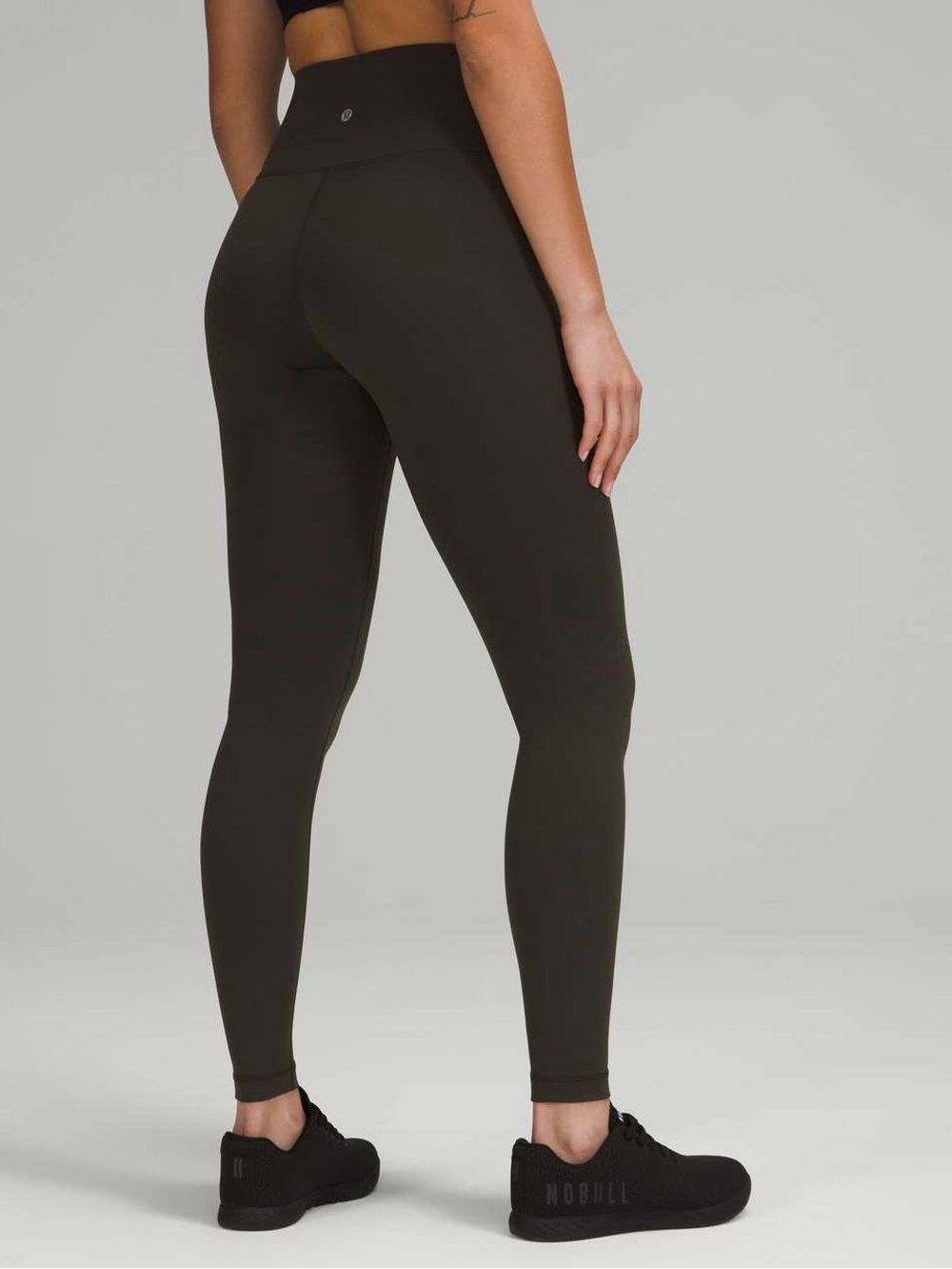 Lululemon wunder train high-rise leggings 4 in colour Dark Olive